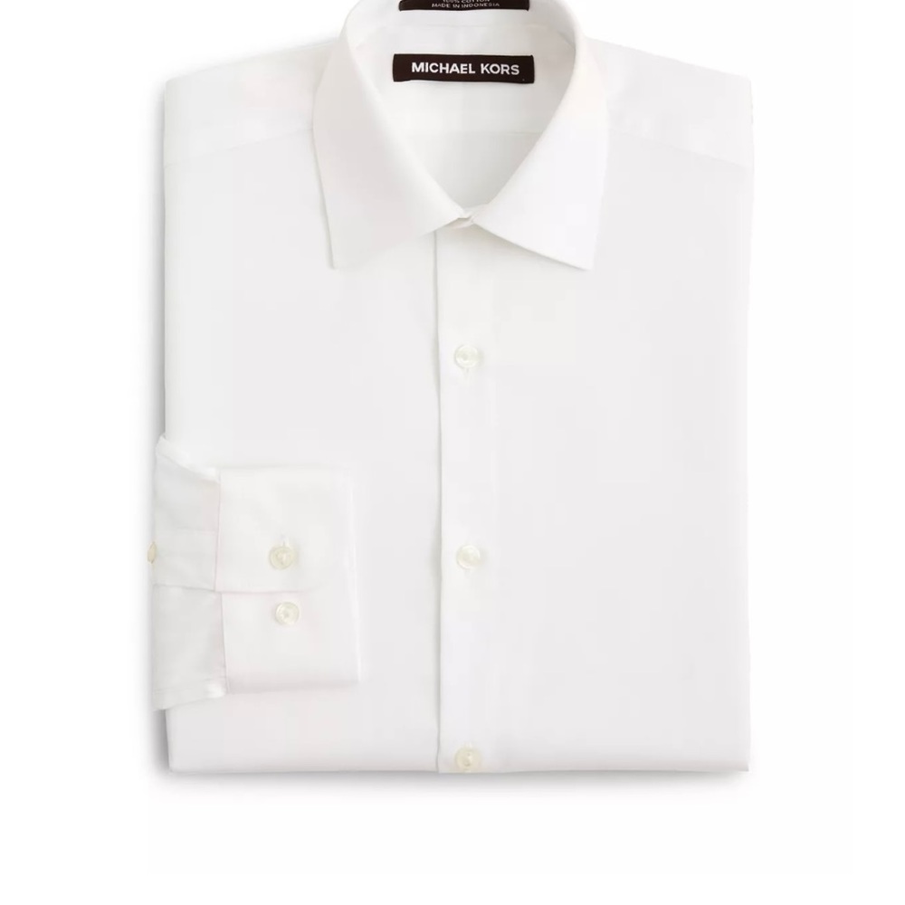 Michael Kors White Boys Dress Shirt Size 10